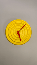 Ondo Ripple Wave Wall Clock, 3D Printed Minimalist Decor