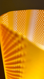 Otto RippleMesh Table Lamp, 3D Printed Textured Lampshade