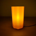 Otto RippleMesh Table Lamp, 3D Printed Textured Lampshade