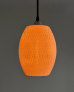 Ovo Ripple Mesh Pendant Lamp Shade, 3D Printed Hanging Light