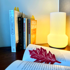 Leaf Shaped 3D Printed Bookmarks, Ginkgo Monstera Maple Oak