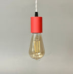 Naked Pendant Lamp Sleeve, 3D Printed E27 Socket Cover