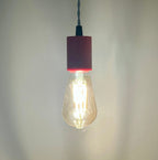 Naked Pendant Lamp Sleeve, 3D Printed E27 Socket Cover
