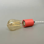 Naked Pendant Lamp Sleeve, 3D Printed E27 Socket Cover