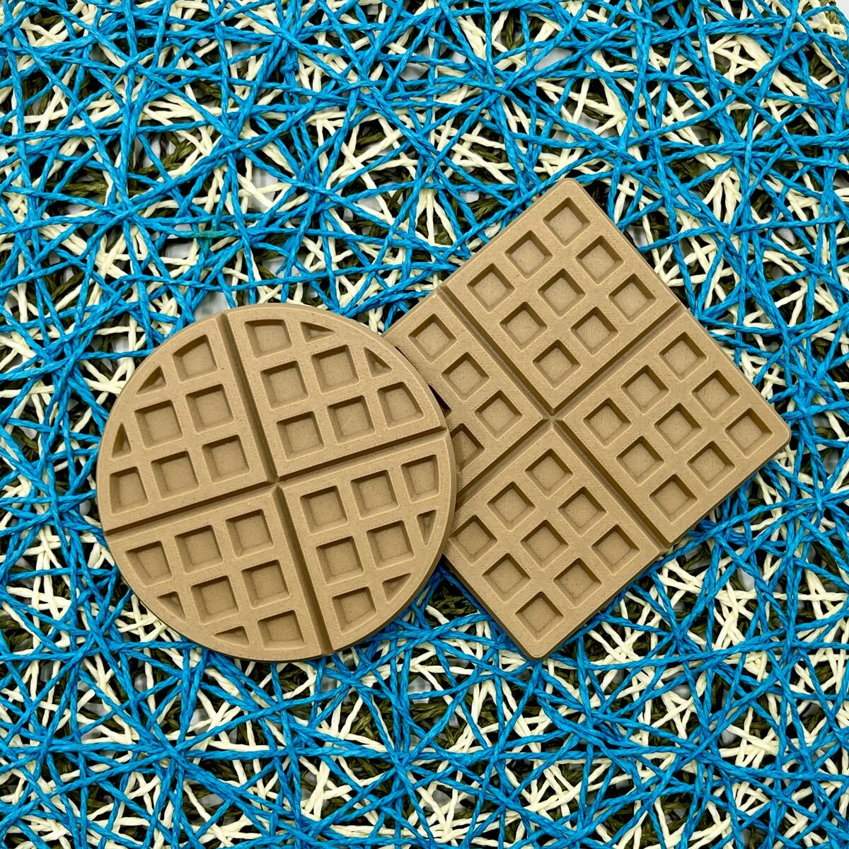 Waffle Coasters