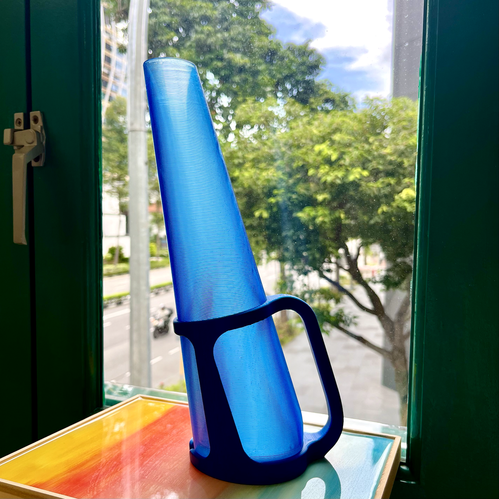 Watering Vase, 3D Printed Sculptural Pitcher and Plant Waterer
