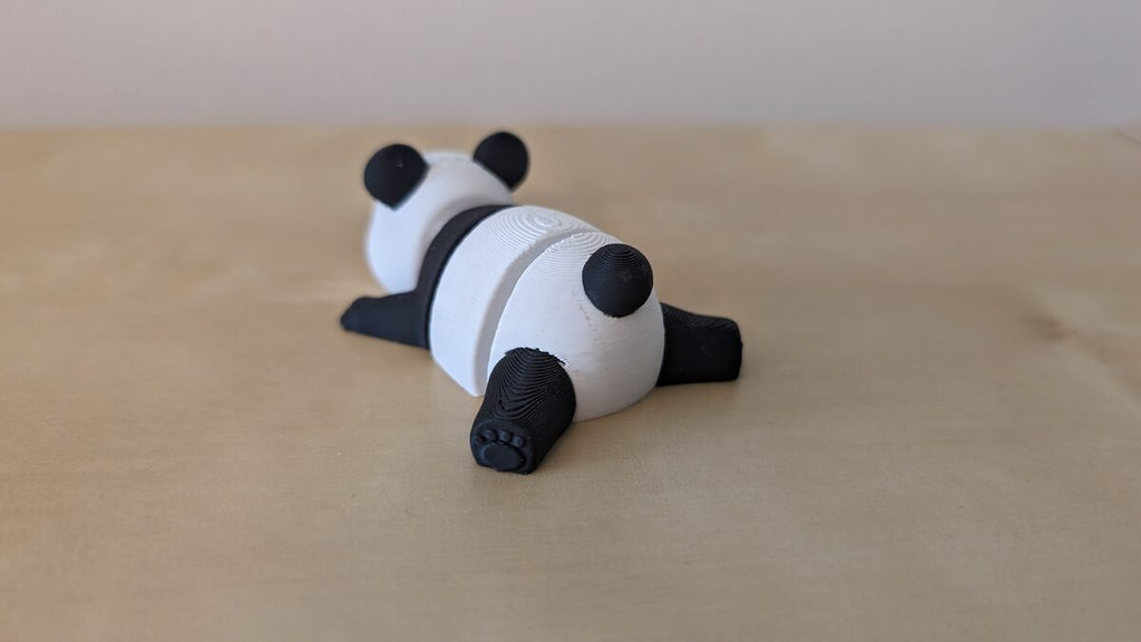 Articulated Panda Keychain, 3D Printed Poseable Figure