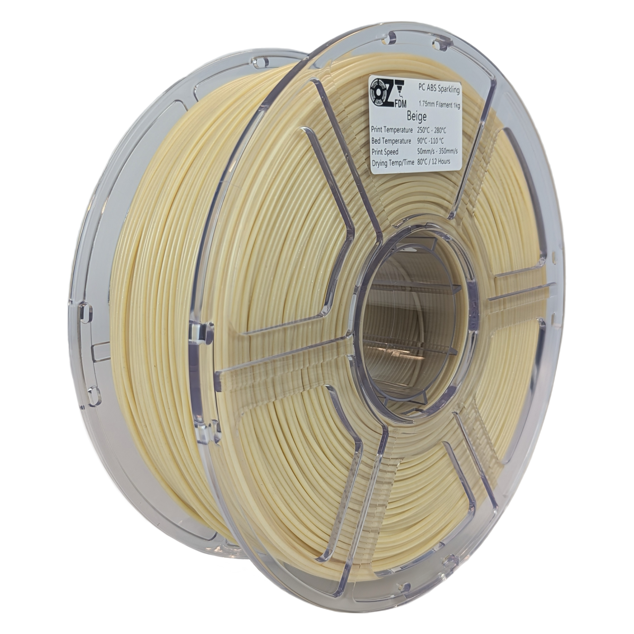 OzFDM PC-ABS Sparkling 3D Printing Filament 1.75mm 1KG