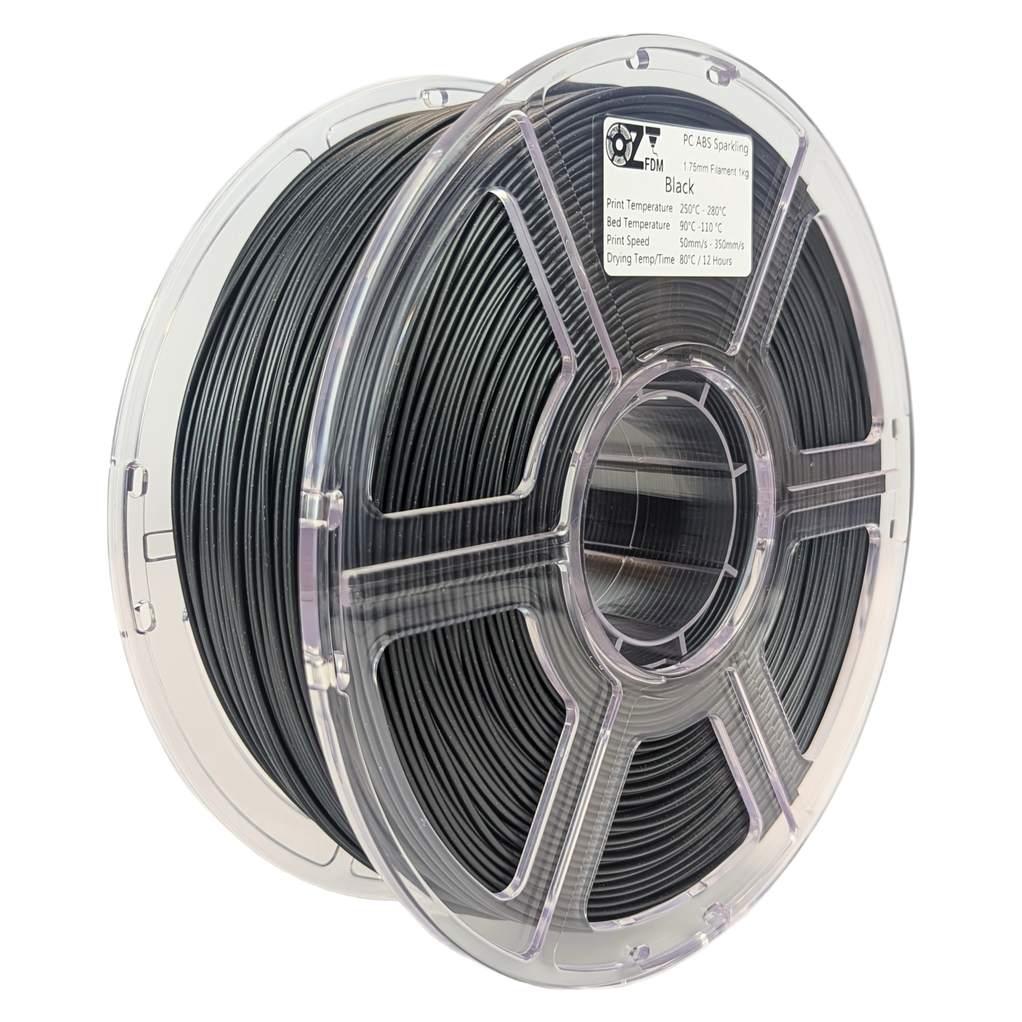 OzFDM PC-ABS Sparkling 3D Printing Filament 1.75mm 1KG