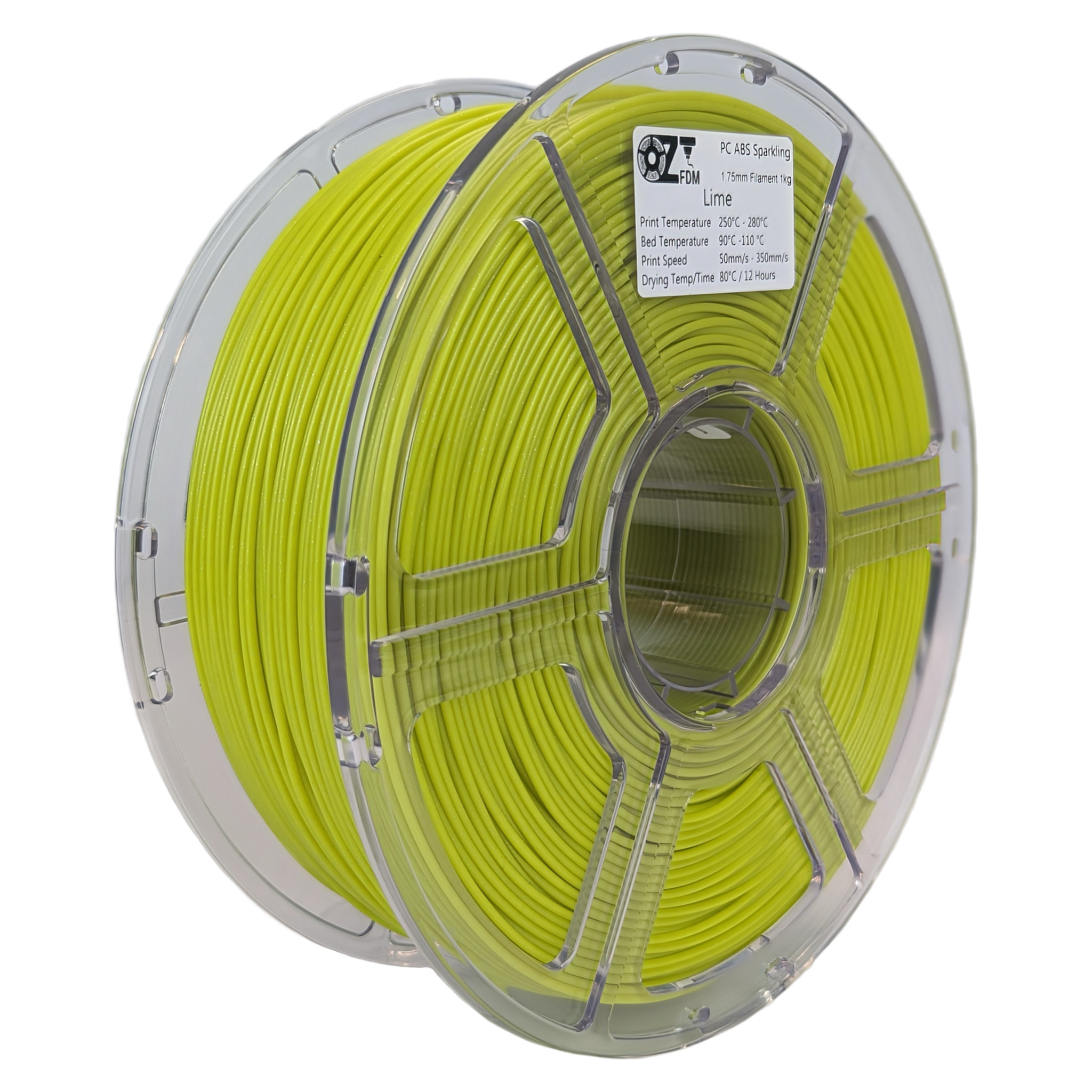 OzFDM PC-ABS Sparkling 3D Printing Filament 1.75mm 1KG