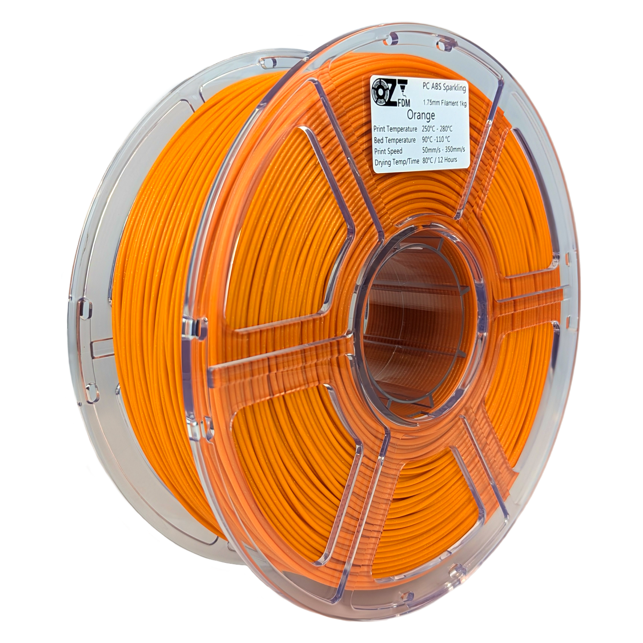 OzFDM PC-ABS Sparkling 3D Printing Filament 1.75mm 1KG