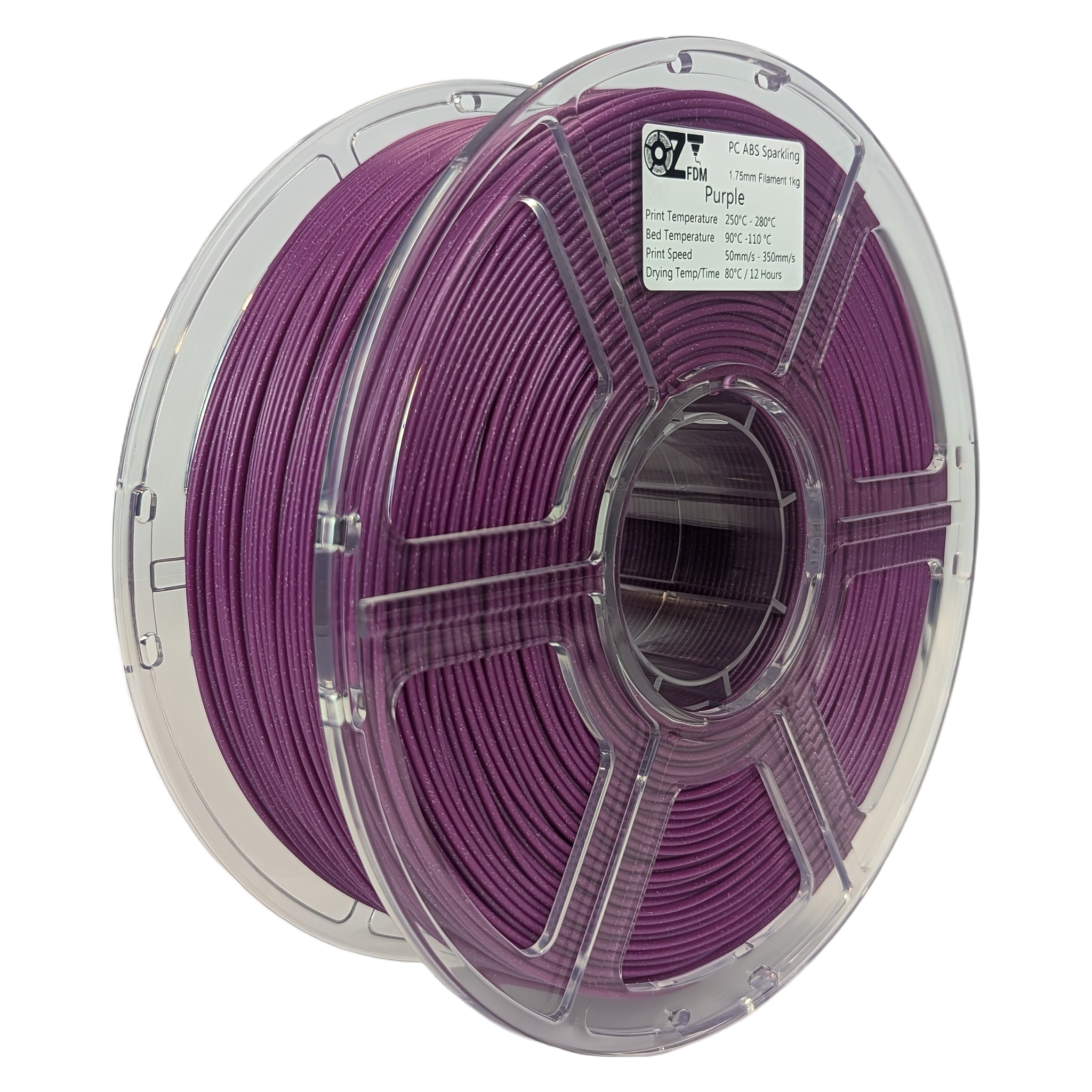 OzFDM PC-ABS Sparkling 3D Printing Filament 1.75mm 1KG