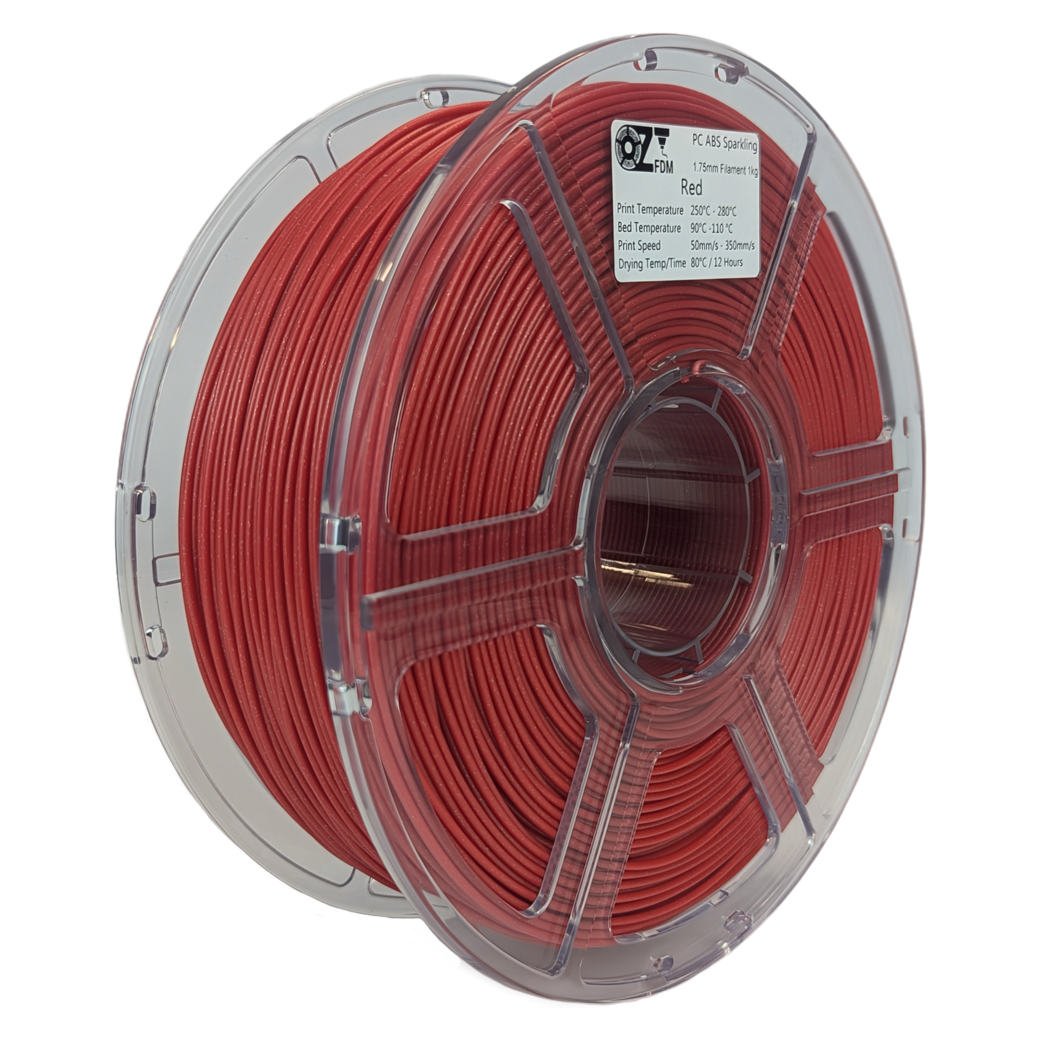 OzFDM PC-ABS Sparkling 3D Printing Filament 1.75mm 1KG