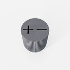 Ribbed Coin Bank, 3D Printed Money Box with Plus Minus Slot