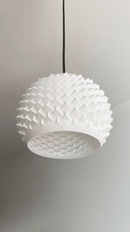 Dragon Egg Pendant Lampshade, 3D Printed Scale Light Shade