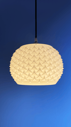 Dragon Egg Pendant Lampshade, 3D Printed Scale Light Shade