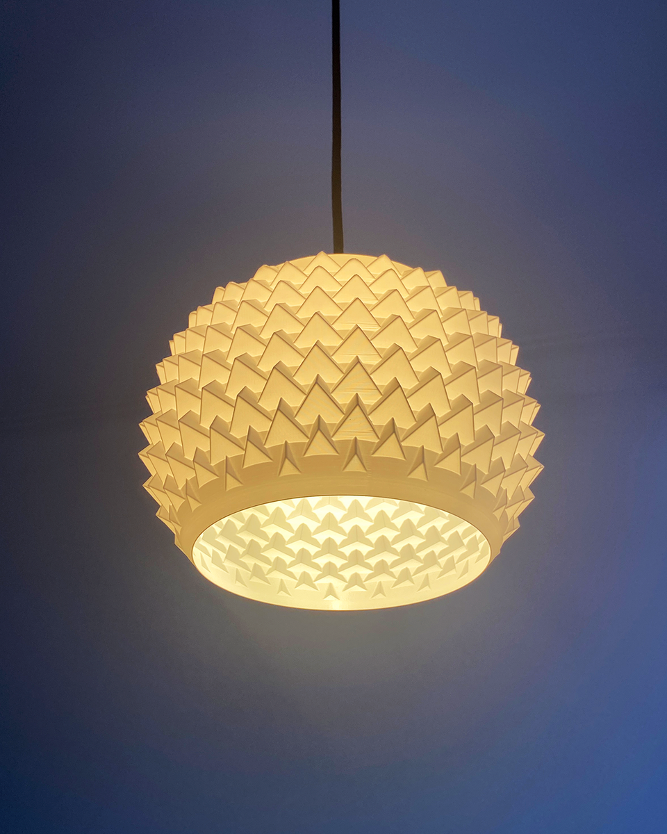 Pinn Pendant Lamp - Dragon Egg Lampshade