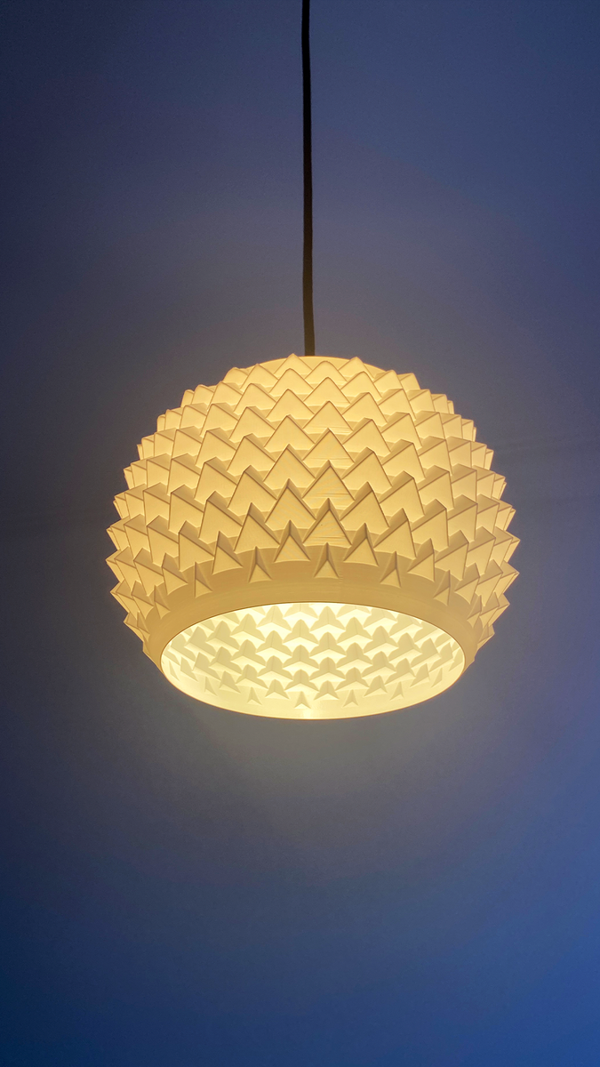 Pinn Pendant Lamp - Dragon Egg Lampshade