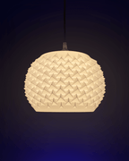 Dragon Egg Pendant Lampshade, 3D Printed Scale Light Shade