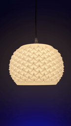 Dragon Egg Pendant Lampshade, 3D Printed Scale Light Shade