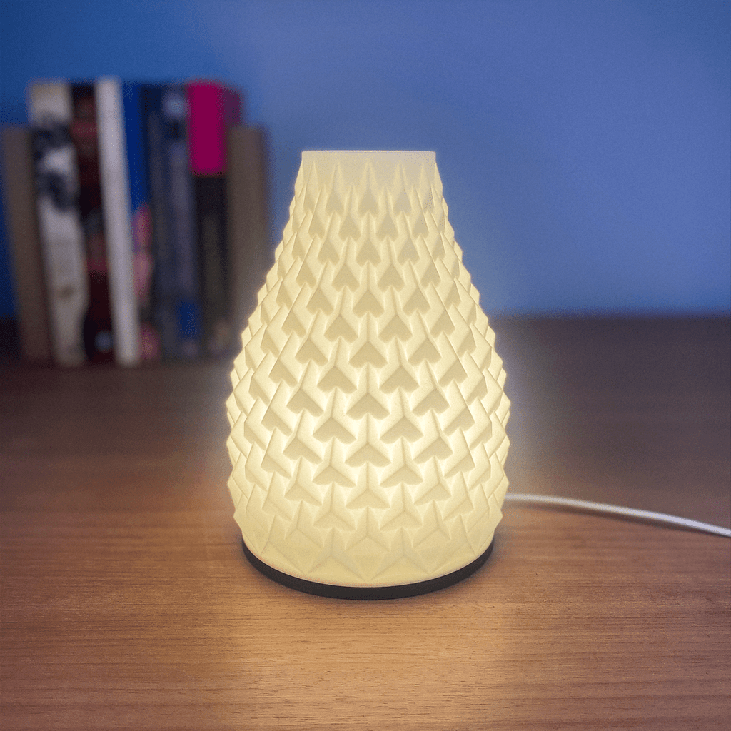 Dragon Egg Scale Table Lamp, 3D Printed Glowing Lampshade
