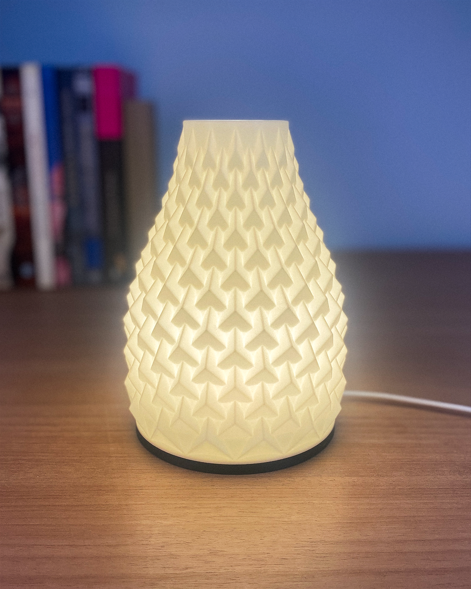 Pinn Table Lamp - Dragon Egg Lampshade