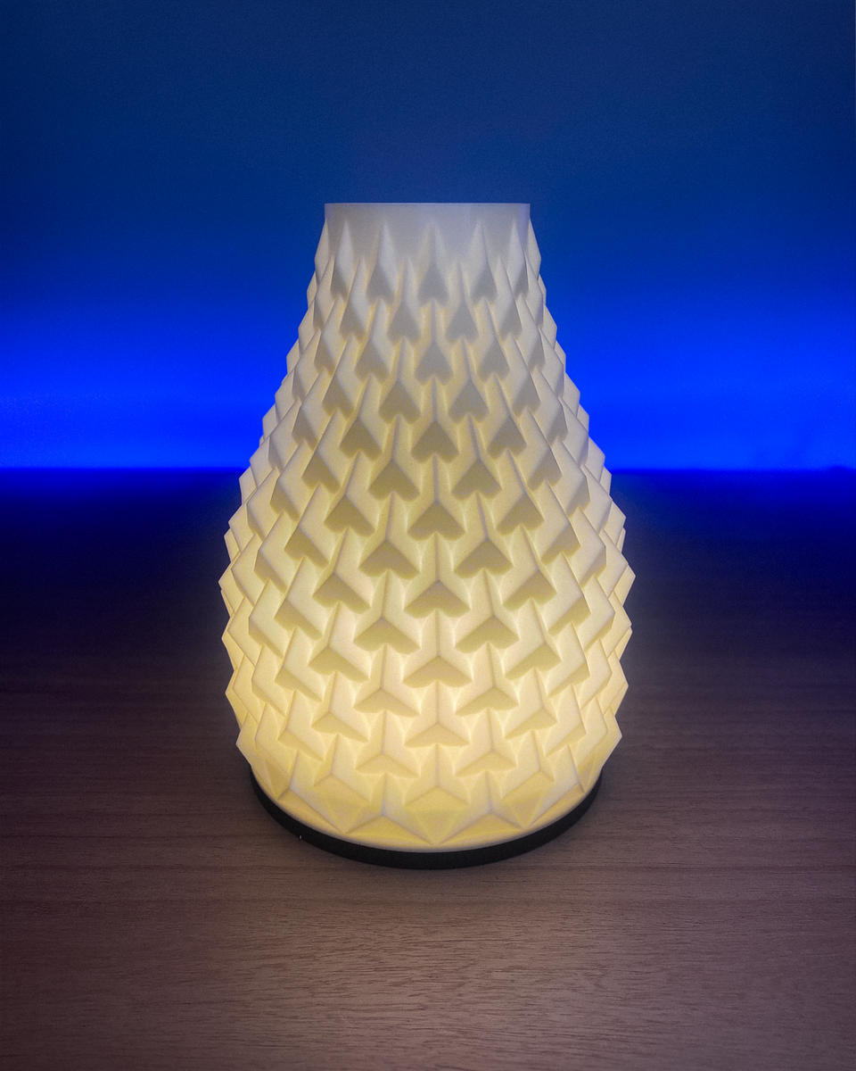 Pinn Table Lamp - Dragon Egg Lampshade