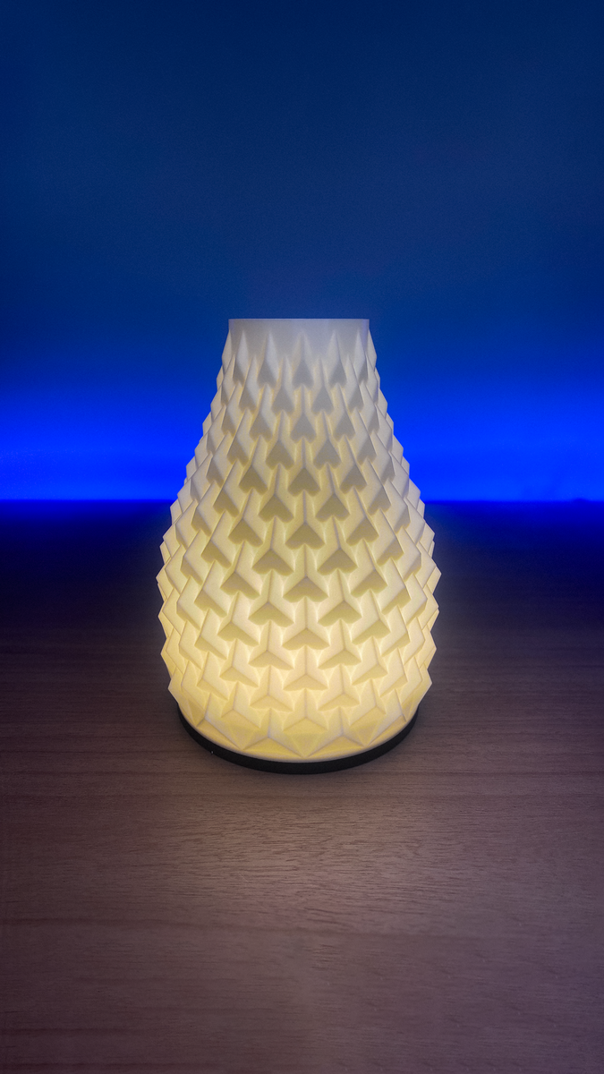 Pinn Table Lamp - Dragon Egg Lampshade