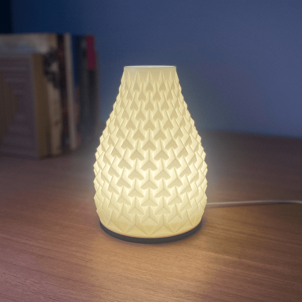 Dragon Egg Scale Table Lamp, 3D Printed Glowing Lampshade