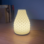 Dragon Egg Scale Table Lamp, 3D Printed Glowing Lampshade