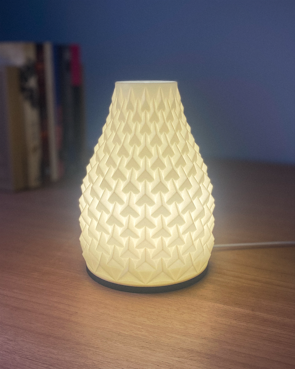Pinn Table Lamp - Dragon Egg Lampshade