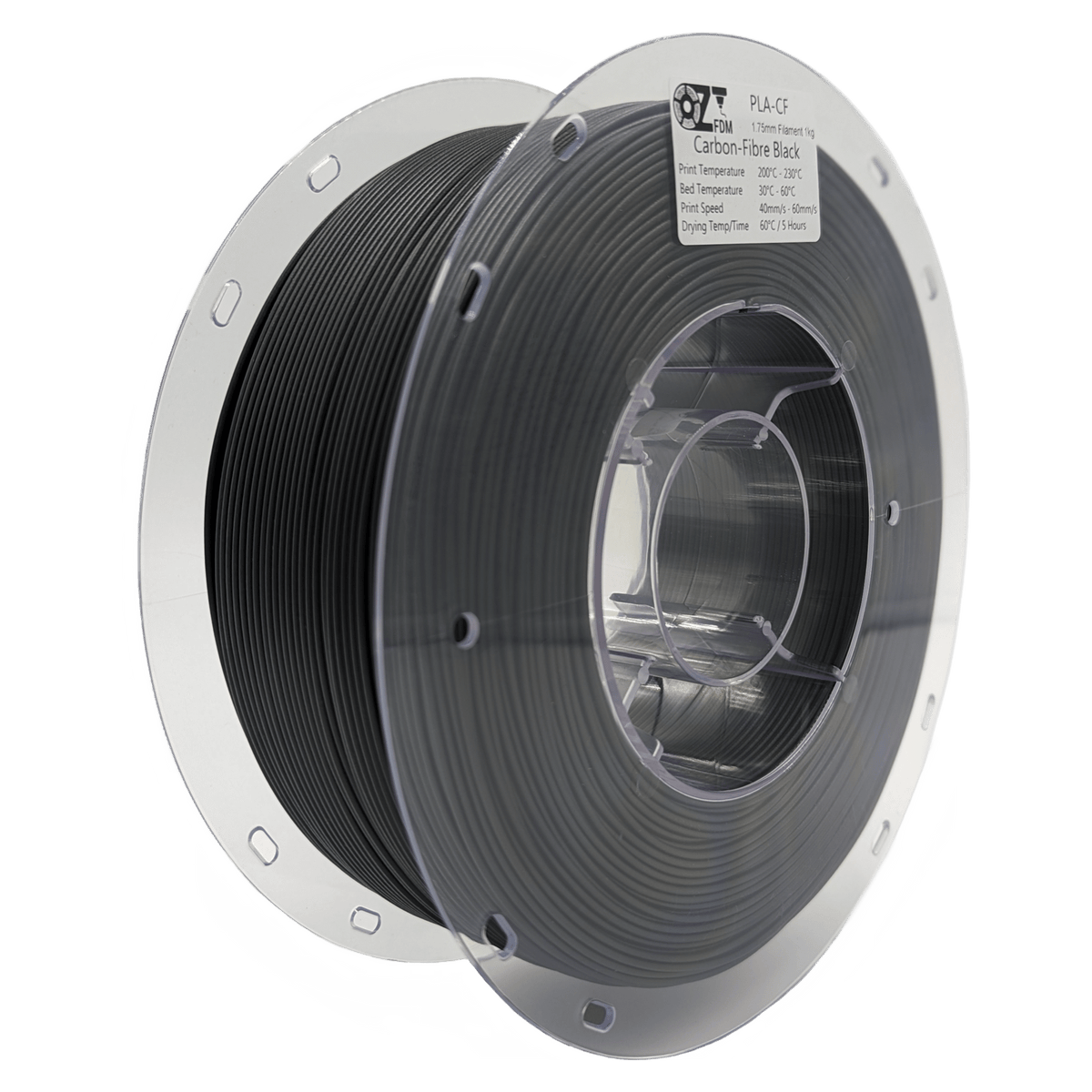 OzFDM PLA - CF 3D Printing Filament 1.75mm 1KG - OzFDM
