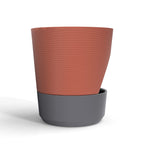 Self-Watering Planter Pot, 3D Printed Two-Tone Reservoir Pot