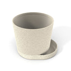 Tapered Planter Pot with Saucer, 3D Printed Plant Pot