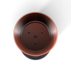 Tapered Planter Pot with Saucer, 3D Printed Plant Pot