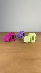 Textured Grip Dog Poop Bag Dispenser with Leash Clip