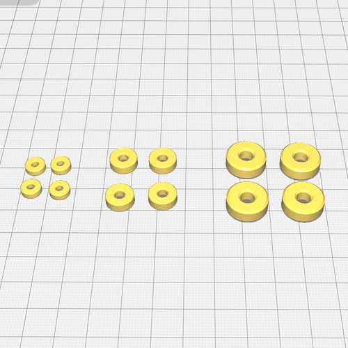 African Elephant Family Toy, 3D Printed Rolling Set