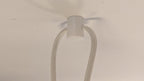 Universal Pendant Light Ceiling Canopy, 3D Printed Cord Clamp