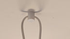 Universal Pendant Light Ceiling Canopy, 3D Printed Cord Clamp
