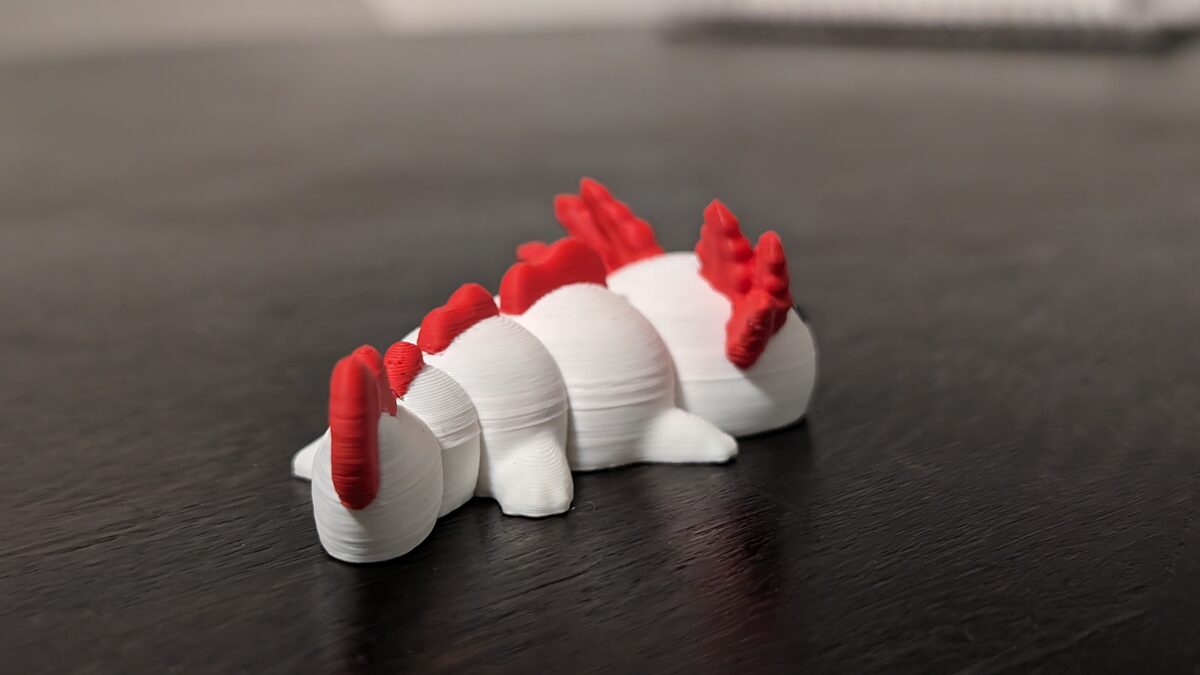 Axolotl Articulated Figure Keychain