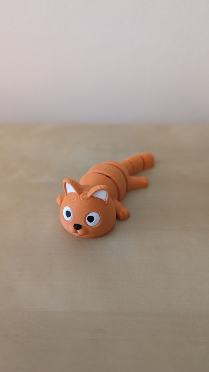 Cat - Articulated Figure Keychain