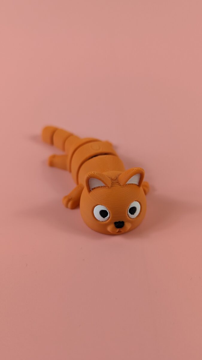 Cat - Articulated Figure Keychain