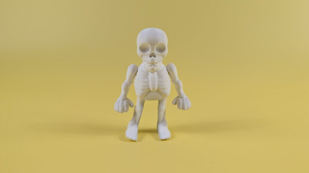 Articulated Skeleton Keychain, 3D Printed Halloween Figure