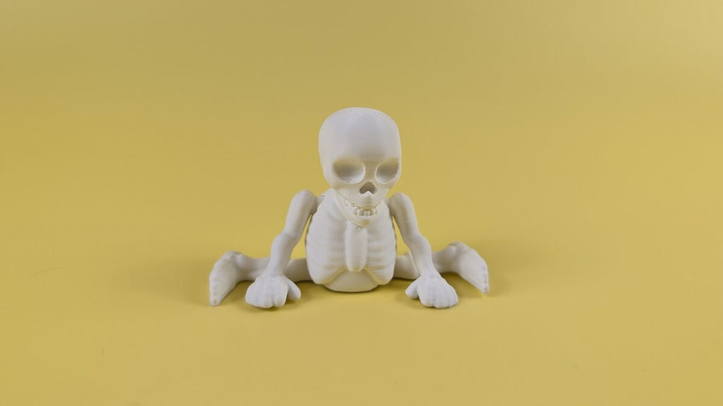 Articulated Skeleton Keychain, 3D Printed Halloween Figure