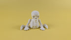 Articulated Skeleton Keychain, 3D Printed Halloween Figure