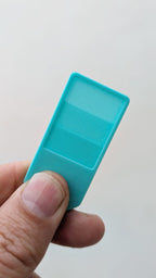 Filament Colour Swatch Sampler Tags, 3D Printed Keyring Set