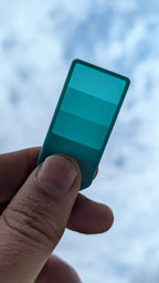 Filament Colour Swatch Sampler Tags, 3D Printed Keyring Set