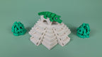 Articulated Crocodile Keychain, 3D Printed Flexi Fidget Toy