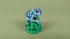 Poison Dart Frog Keychain, Articulated 3D Printed Fidget Toy
