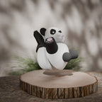 Articulated Panda Keychain, 3D Printed Poseable Figure